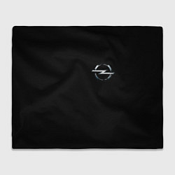 Плед флисовый Opel logo auto, цвет: 3D-велсофт