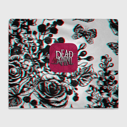 Плед Dead by april rose glitch / 3D-Велсофт – фото 1