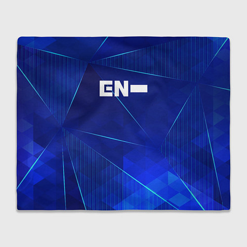 Плед Enhypen blue poly / 3D-Велсофт – фото 1
