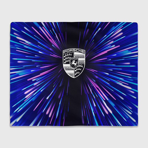 Плед Porsche neon energy / 3D-Велсофт – фото 1