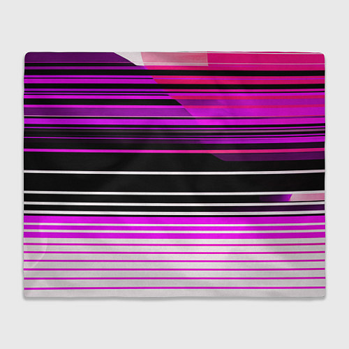 Плед Разноцветные вертикальные линии / 3D-Велсофт – фото 1