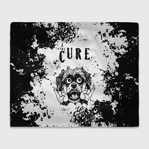 Плед The Cure - рок пес / 3D-Велсофт – фото 1