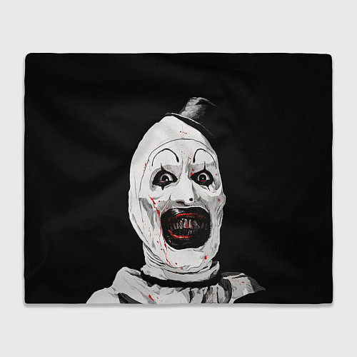 Плед Ужасающий клоун Арт / 3D-Велсофт – фото 1