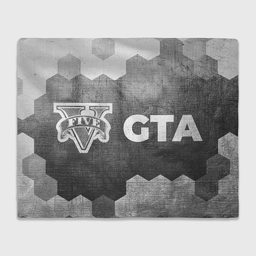 Плед GTA - grey gradient по-горизонтали / 3D-Велсофт – фото 1