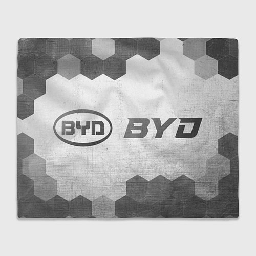 Плед BYD - white gradient по-горизонтали / 3D-Велсофт – фото 1