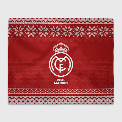 Плед Новогодний Real Madrid / 3D-Велсофт – фото 1