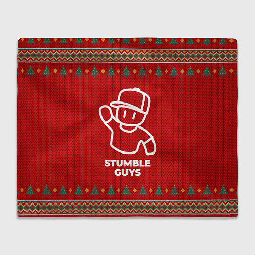 Плед Stumble Guys new year / 3D-Велсофт – фото 1