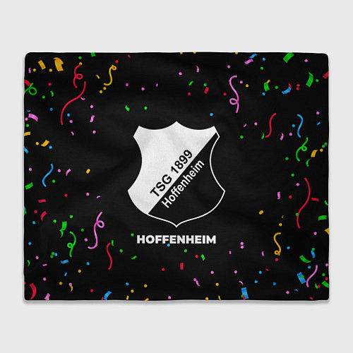 Плед Hoffenheim конфети / 3D-Велсофт – фото 1