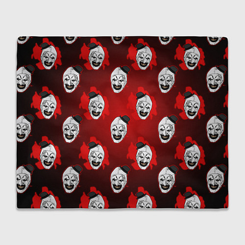 Плед Funny clown Art in blood / 3D-Велсофт – фото 1