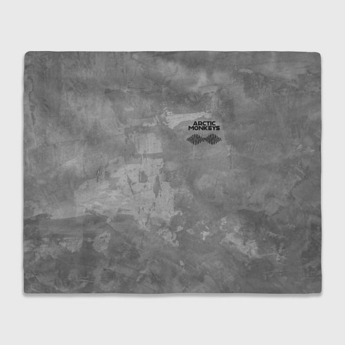 Плед Arctic Monkeys - серый бетон / 3D-Велсофт – фото 1