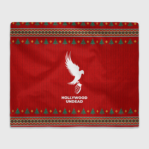 Плед Hollywood Undead new year / 3D-Велсофт – фото 1