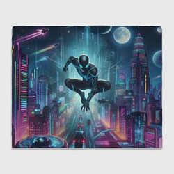 Плед Spider-man in the neon metropolis