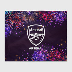 Плед флисовый Праздничный Arsenal, цвет: 3D-велсофт