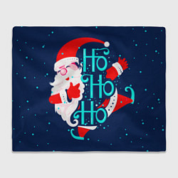 Плед Дед Мороз спешит поздравлять