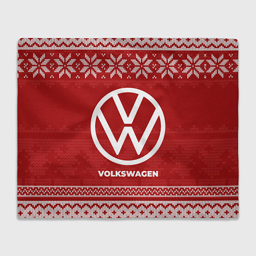 Плед Новогодний Volkswagen / 3D-Велсофт – фото 1