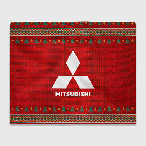 Плед Mitsubishi new year / 3D-Велсофт – фото 1