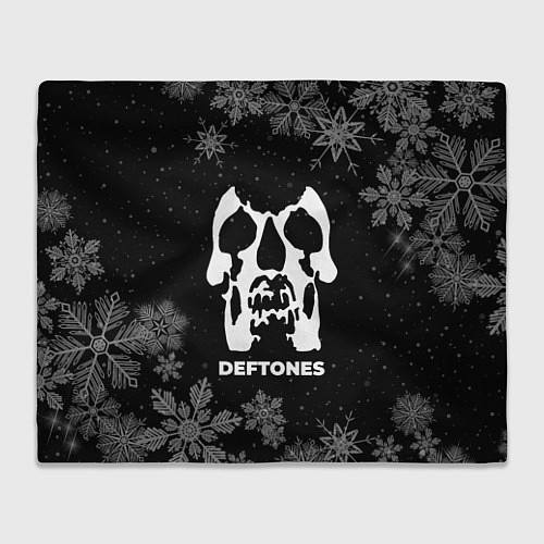 Плед Снежный Deftones / 3D-Велсофт – фото 1