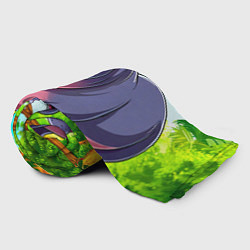 Плед флисовый Бегемотик, цвет: 3D-велсофт — фото 2