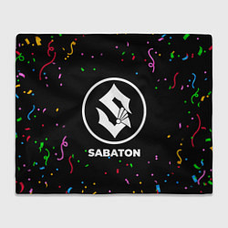 Плед флисовый Sabaton конфети, цвет: 3D-велсофт
