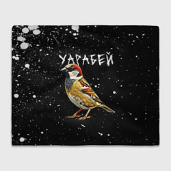 Плед флисовый Уарабей, цвет: 3D-велсофт