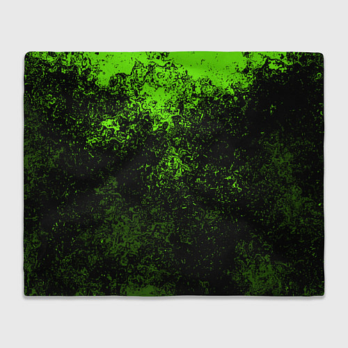 Плед Зеленые брызги красок / 3D-Велсофт – фото 1