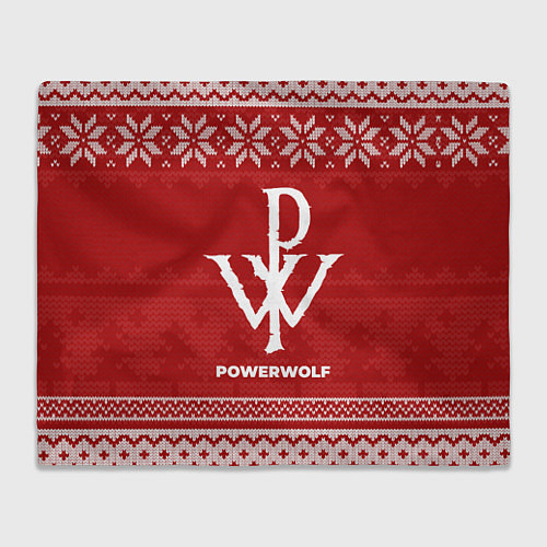 Плед Новогодний Powerwolf / 3D-Велсофт – фото 1