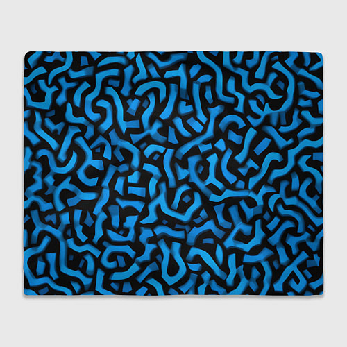 Плед Синее граффити / 3D-Велсофт – фото 1