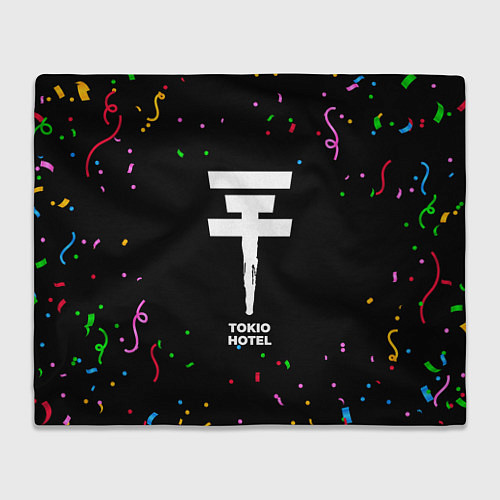 Плед Tokio Hotel конфети / 3D-Велсофт – фото 1