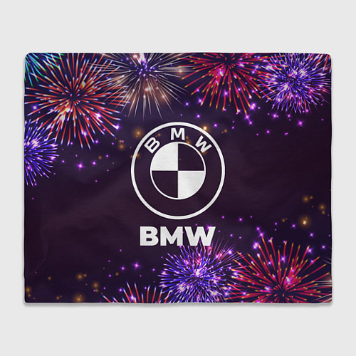 Плед Праздничный BMW / 3D-Велсофт – фото 1