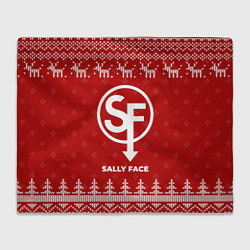 Плед Новогодний Sally Face с оленями