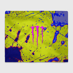 Плед Monster energy краски