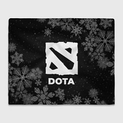 Плед флисовый Снежный Dota, цвет: 3D-велсофт