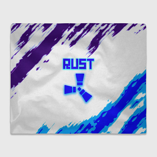 Плед Rust неоновые краски / 3D-Велсофт – фото 1