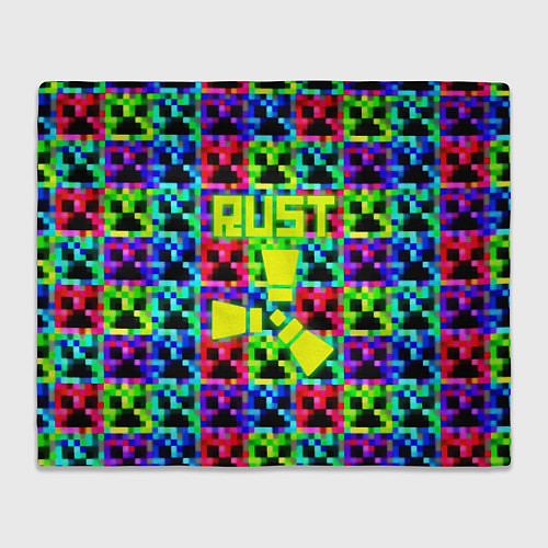 Плед Minecraft x rust / 3D-Велсофт – фото 1