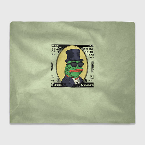 Плед Pepe is the main cryptocurrency / 3D-Велсофт – фото 1