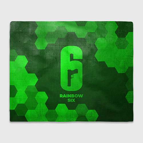 Плед Rainbow Six - green gradient / 3D-Велсофт – фото 1