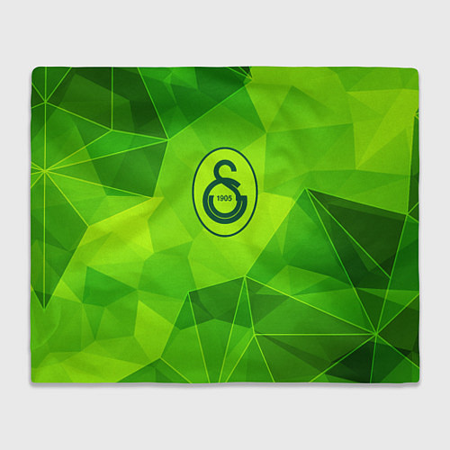 Плед Galatasaray green poly / 3D-Велсофт – фото 1