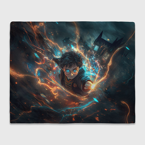 Плед Гарри Поттер - вихрь магии / 3D-Велсофт – фото 1