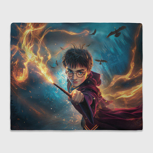 Плед Гарри Поттер и вороны / 3D-Велсофт – фото 1