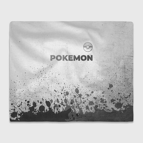 Плед Pokemon - white gradient посередине / 3D-Велсофт – фото 1