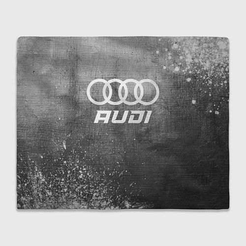 Плед Audi - grey gradient / 3D-Велсофт – фото 1