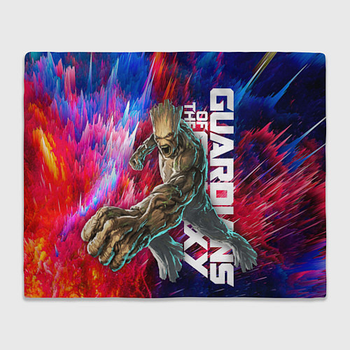 Плед Guardians of the galaxy - Groot and Rocket / 3D-Велсофт – фото 1