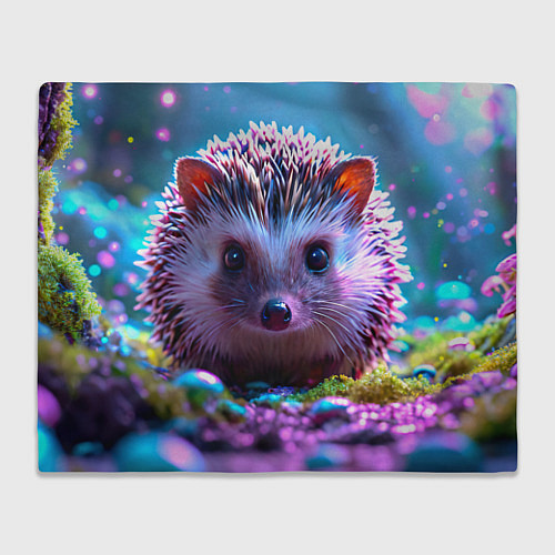 Плед Ёжики в сказаочном лесу / 3D-Велсофт – фото 1