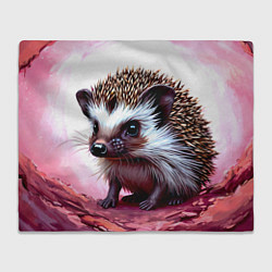 Плед Ежик в розовом свете