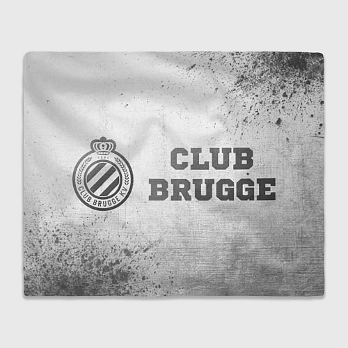 Плед Club Brugge - white gradient по-горизонтали / 3D-Велсофт – фото 1