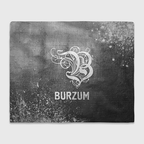 Плед Burzum - grey gradient / 3D-Велсофт – фото 1