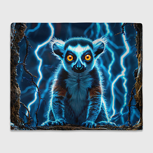 Плед Лемур и удар молнии / 3D-Велсофт – фото 1