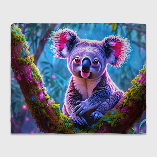 Плед Коала на дереве / 3D-Велсофт – фото 1