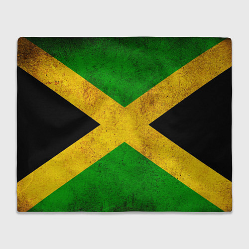Плед Jamaica flag / 3D-Велсофт – фото 1