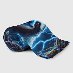 Плед флисовый Ленивец в разрядах молний, цвет: 3D-велсофт — фото 2